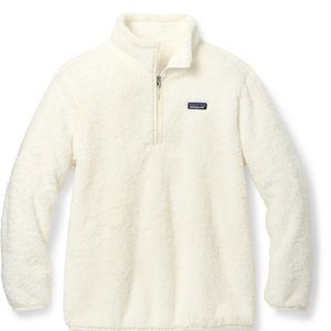White Patagonia Los Gatos Quarter Zip Pull-Over